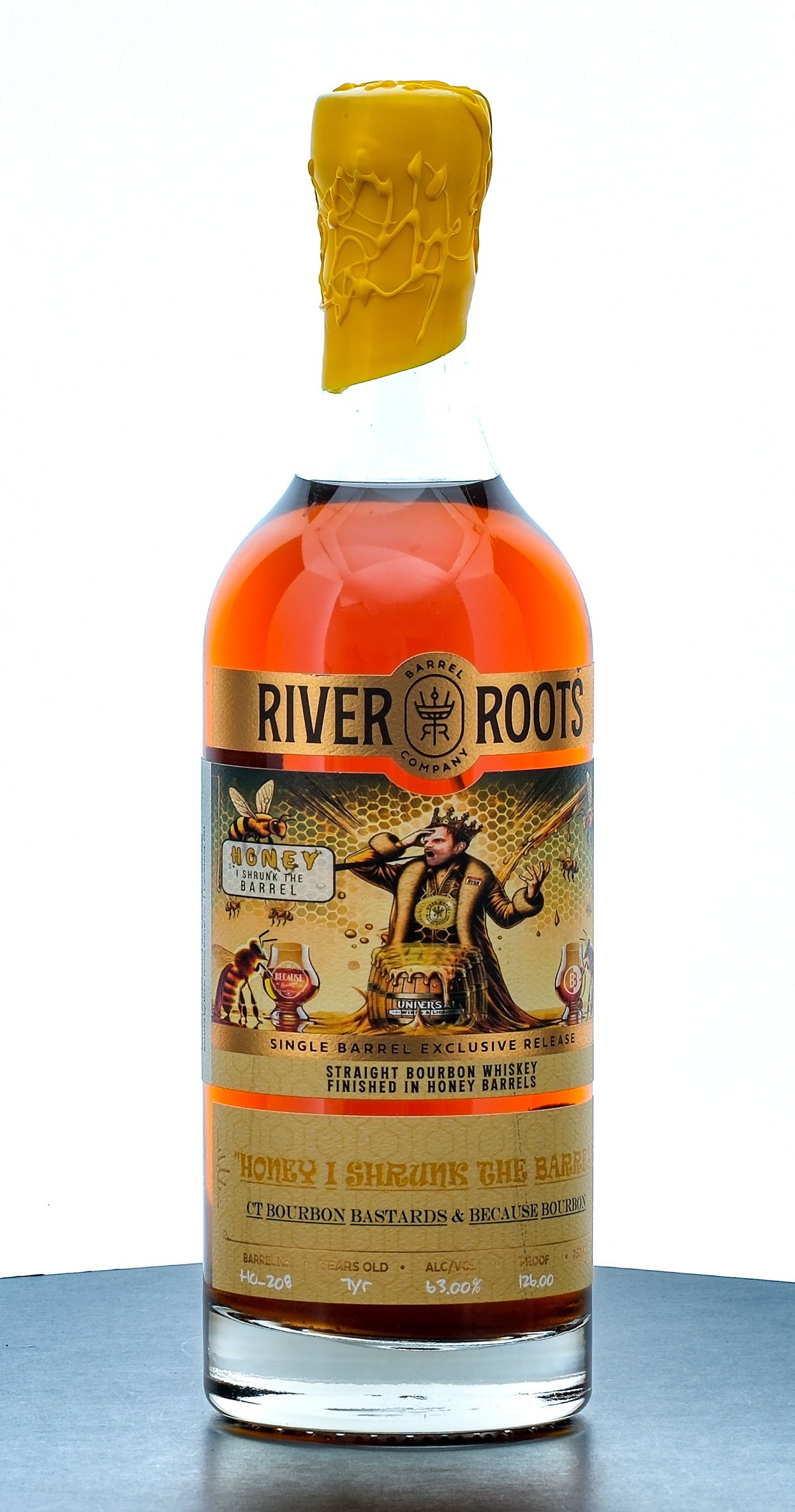 River Roots Single Barrel Select "Honey. I Shrunk the Barrel" 7 Year Straight Bourbon