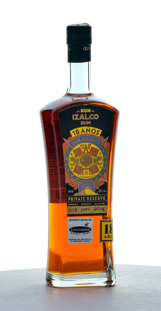 Ron Izalco 18 Year Private Reserve Cask Strength Rum Exlusively For Ledgebrook Spirit Shop Batch No. 008