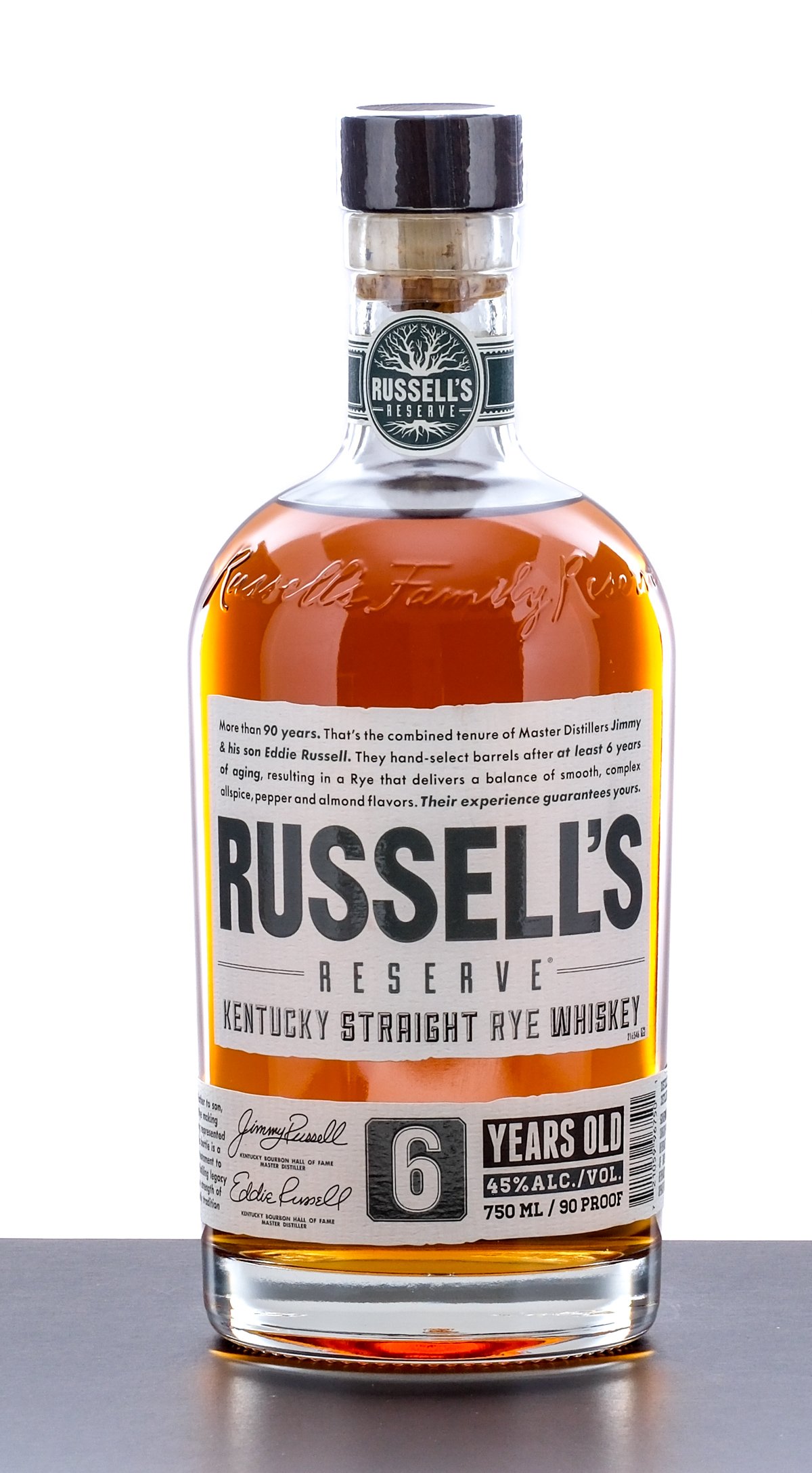 Russell's Reserve Kentucky Straight Rye Whiskey 6 Years Old