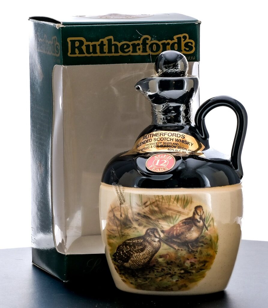 Rutherford's 12 Year Blended Scotch Whiskey in Wildlife Decanter