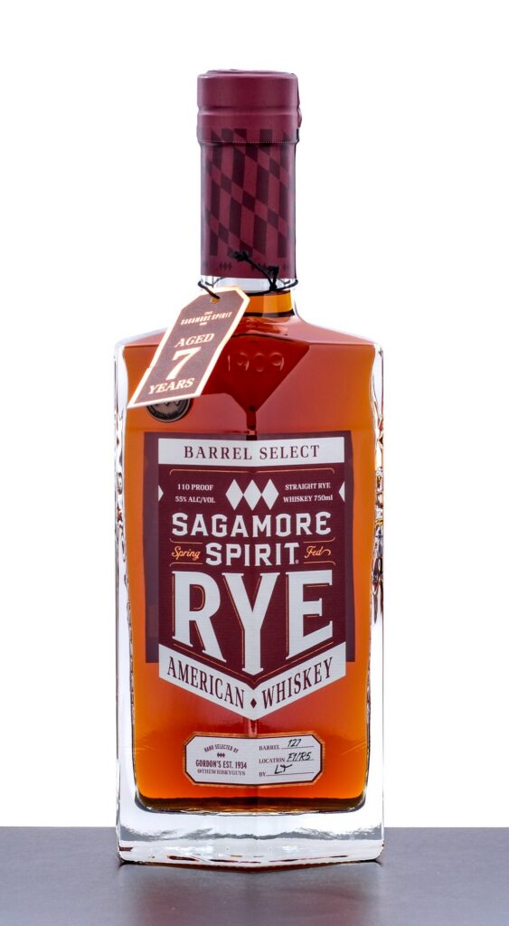 Sagamore Spirit American Rye Whiskey Barrel Select for Gordon's Est. 1934 Aged 7 Years