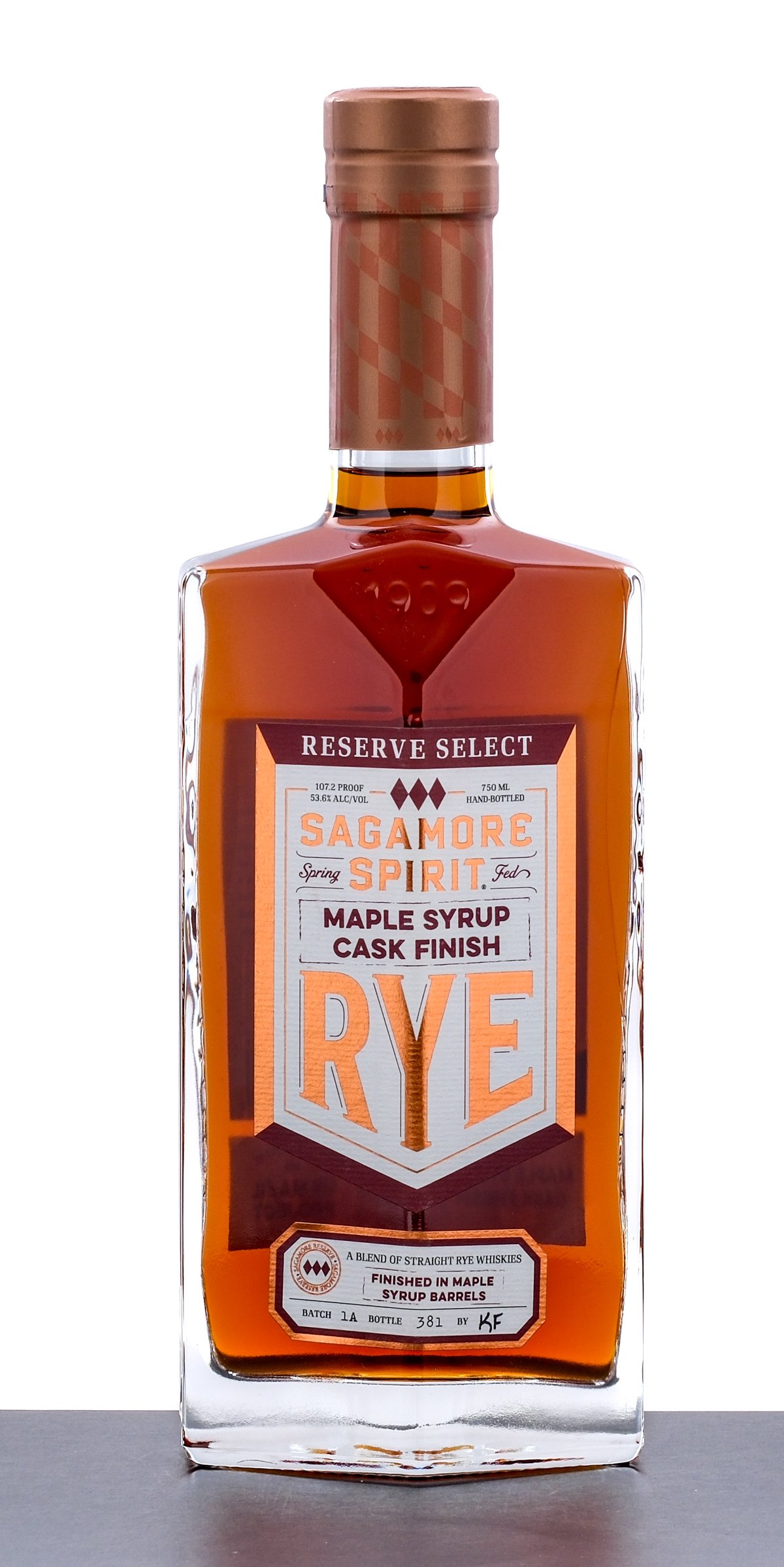 Sagamore Spirit Reserve Select Maple Syrup Cask Finish Rye Whiskey Batch 1A