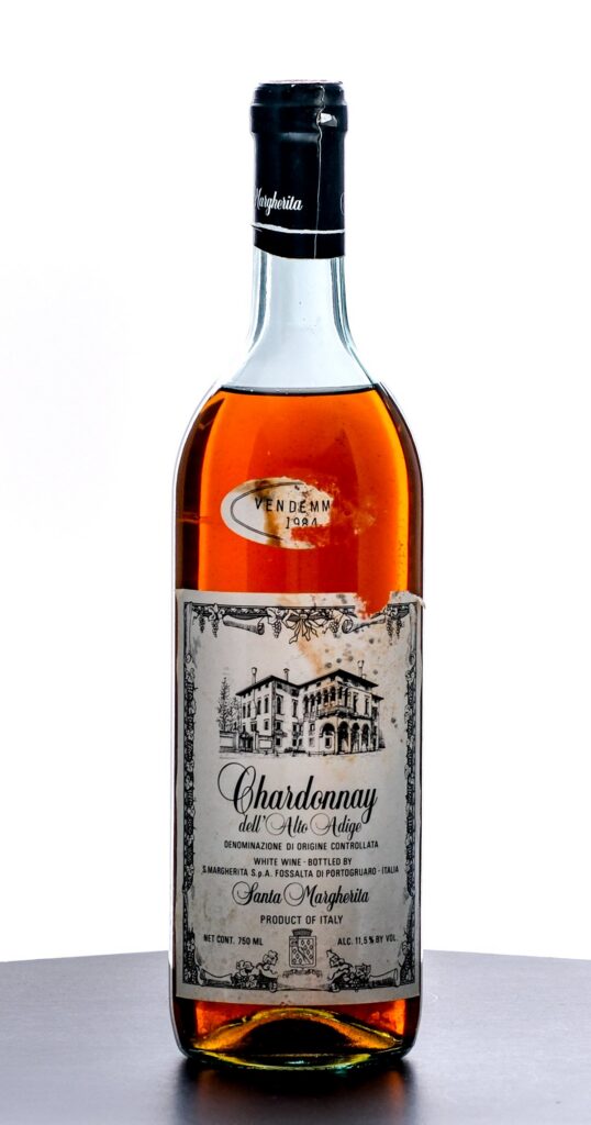 Santa Margherita Chardonnay White Wine 1984