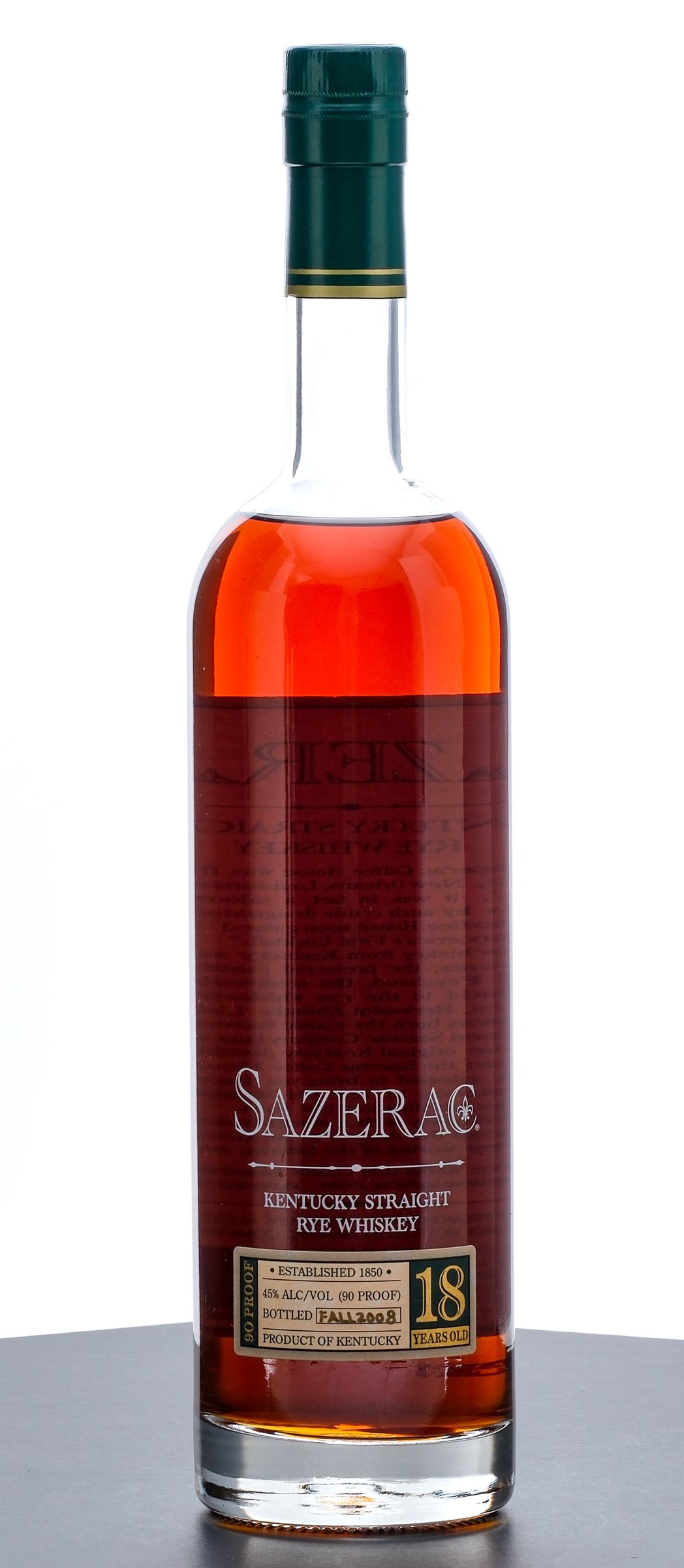 Sazerac 18 Year Straight Rye 2008