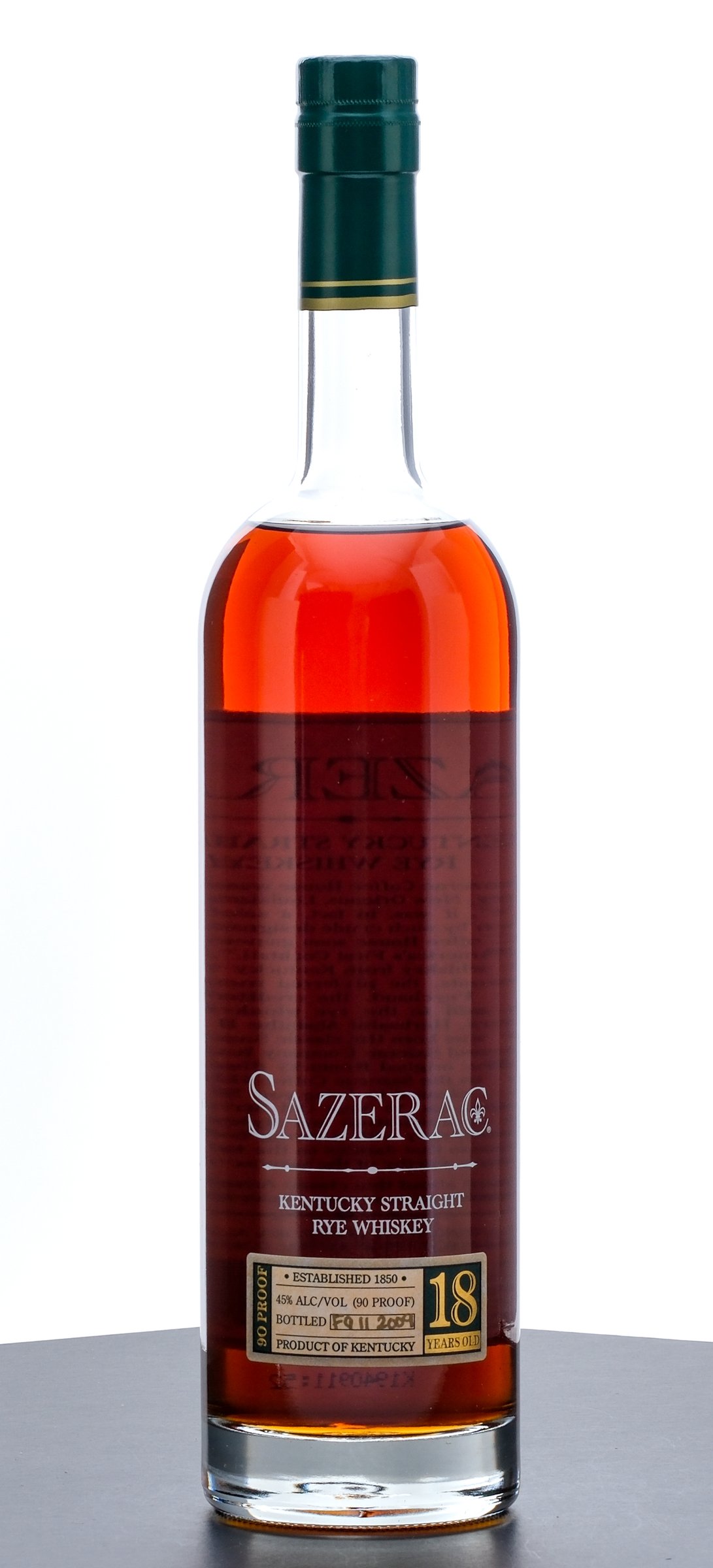 Sazerac 18 Year Straight Rye 2009