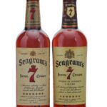 Seagram's 7 Crown American Blended Whiskey Vintage Group (2 Bottles)