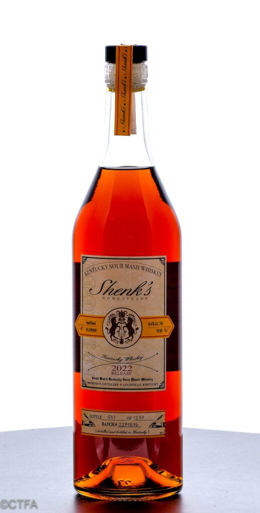 Shenk's Homestead Kentucky Small Batch Sour Mash Whiskey 2022 Release