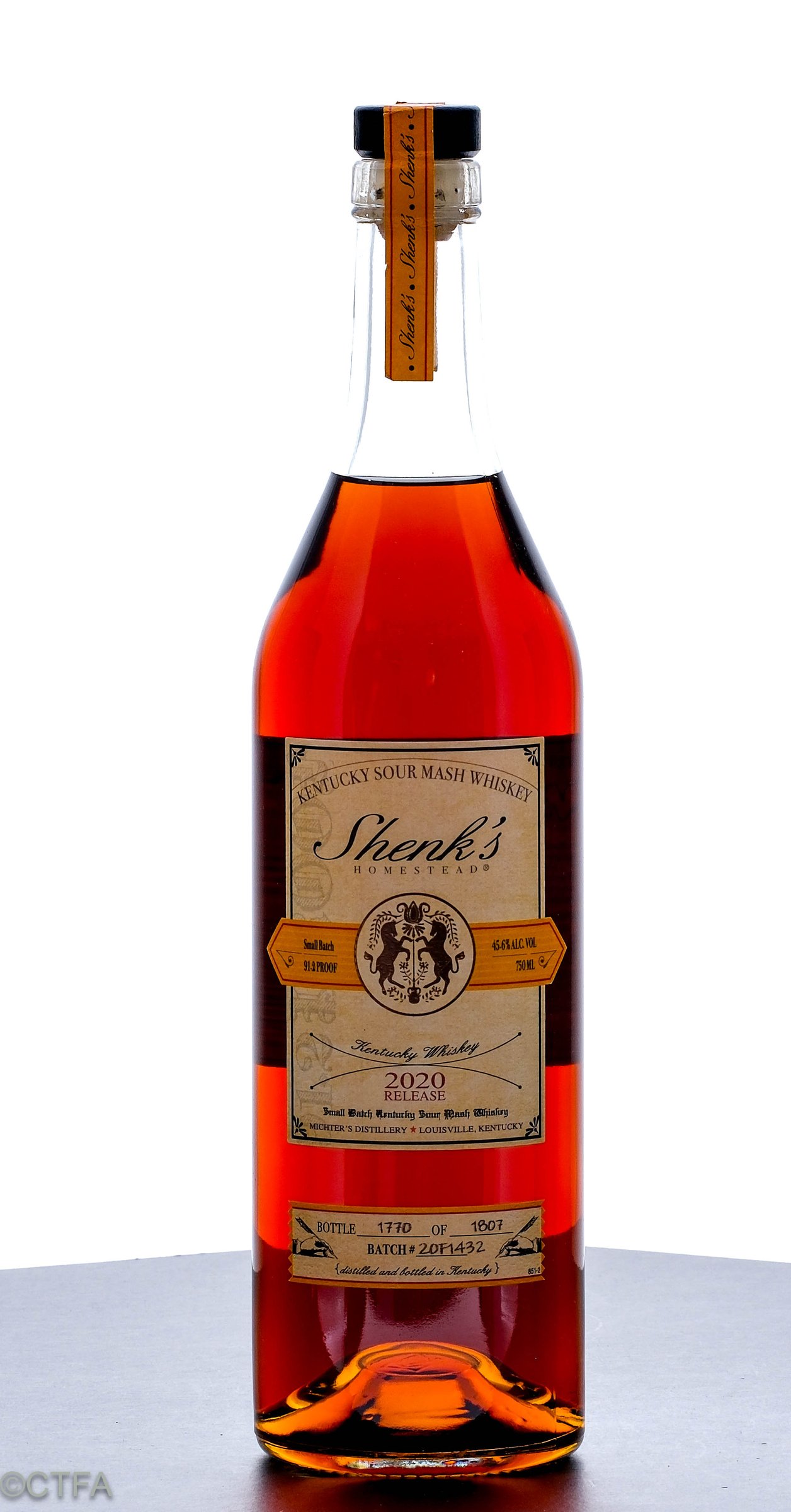 Shenk's Homestead Small Batch Kentucky Sour Mash Whiskey (2020)