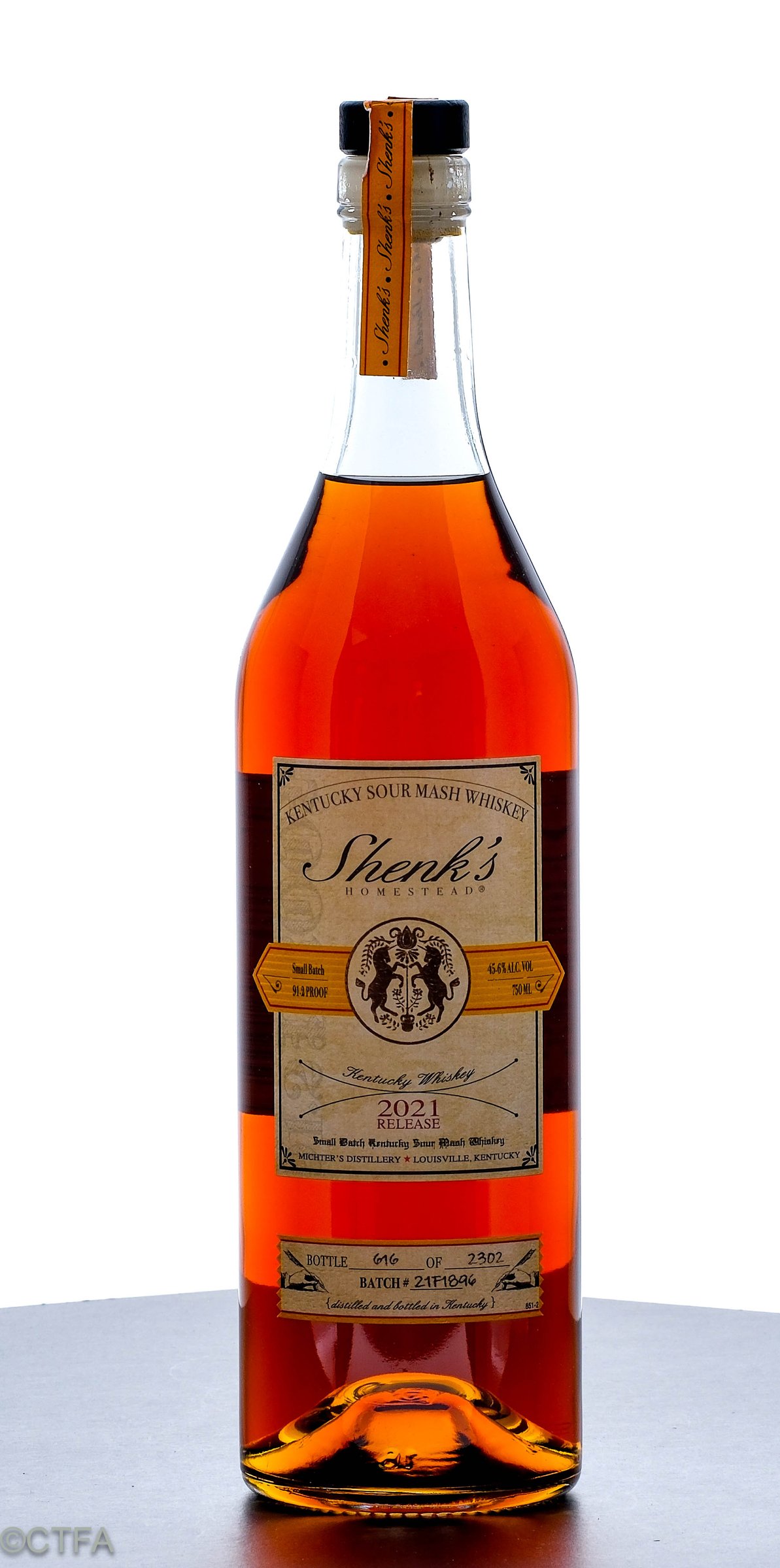 Shenk's Homestead Small Batch Kentucky Sour Mash Whiskey (2021)
