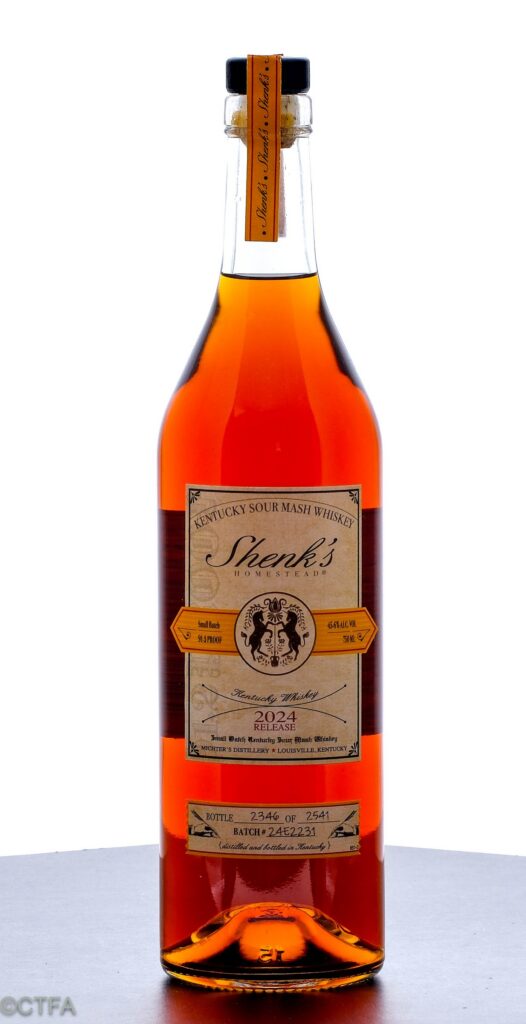 Shenk's Homestead Small Batch Kentucky Sour Mash Whiskey 2024 Release