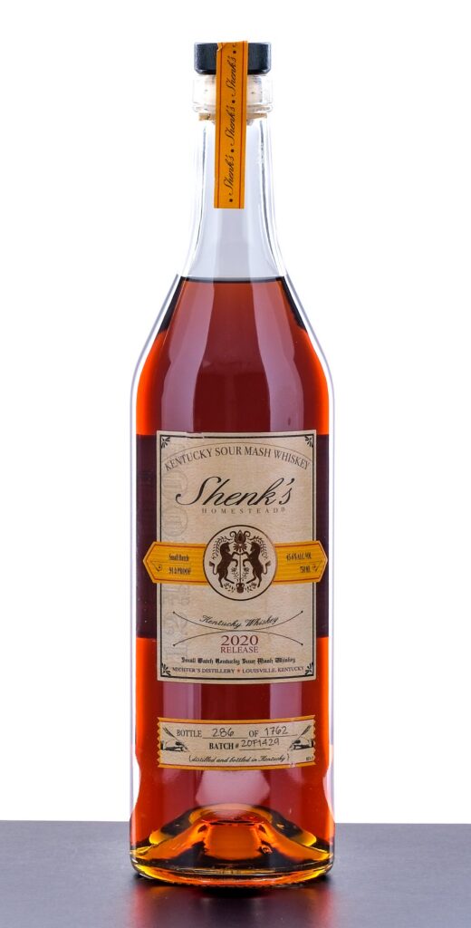 Shenk's Homestead Small Batch Sour Mash Whiskey 2020