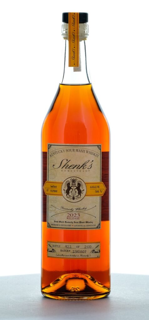 Shenk's Homestead Small Batch Sour Mash Whiskey 2023