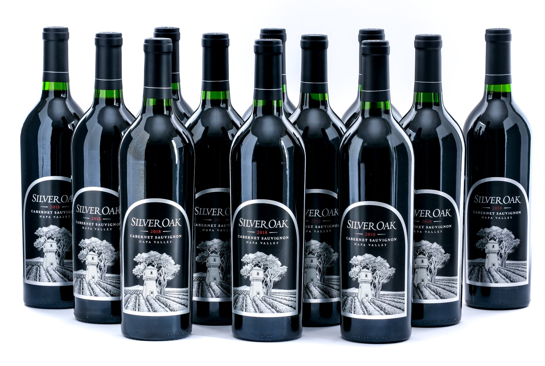 Silver Oak Napa Cabernet Sauvignon 2018 (Case of 12 Bottles)