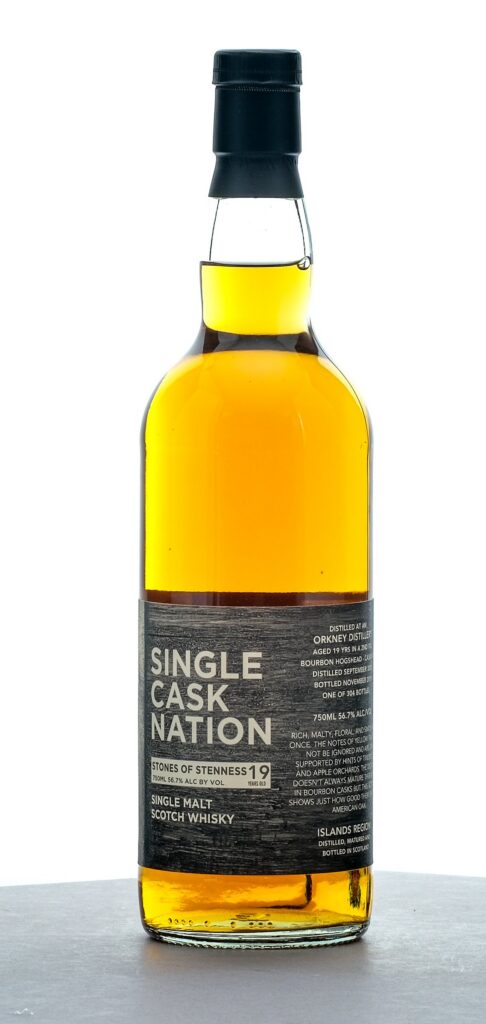 Single Cask Nation Stones of Stenness 19 year Single Malt Scotch 2019