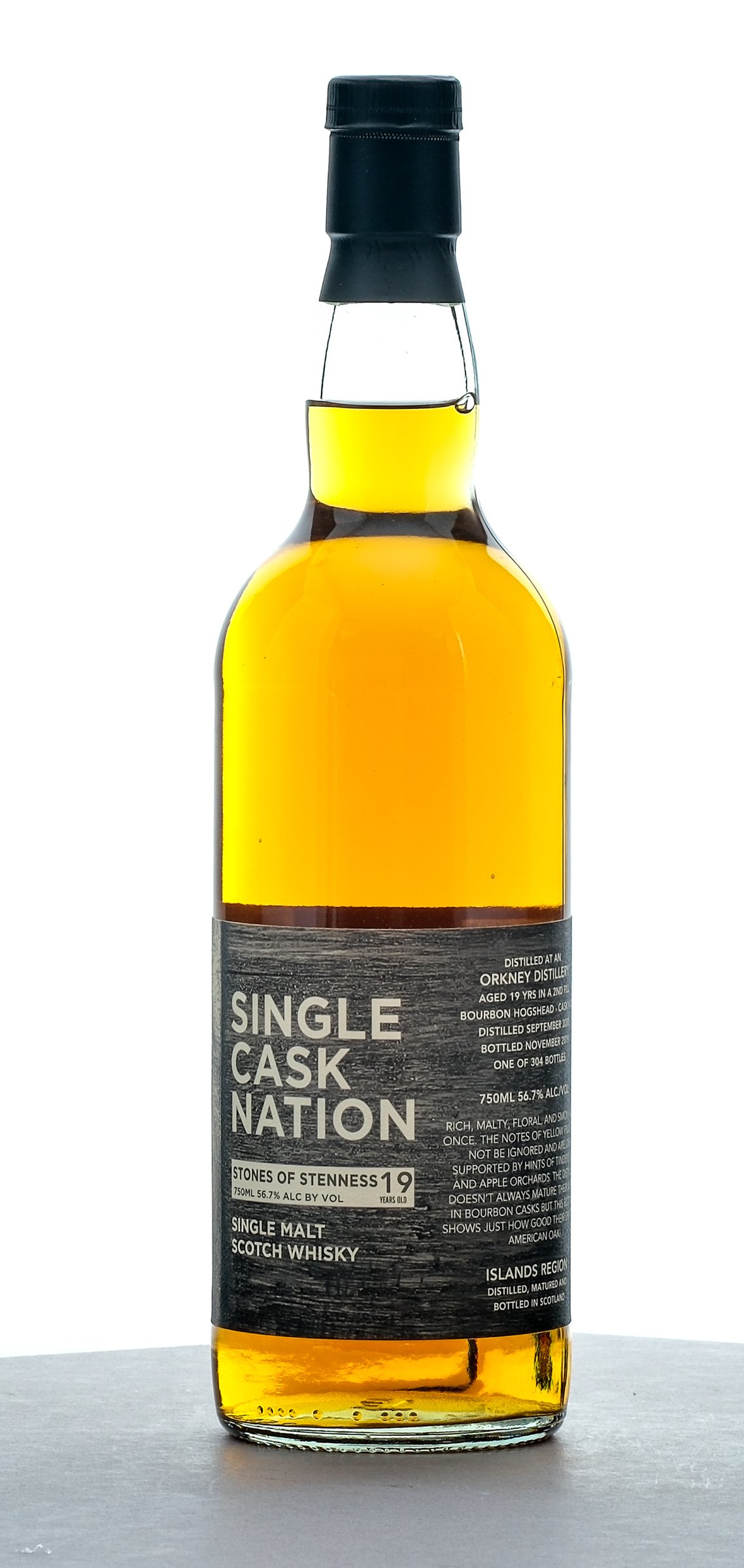 Single Cask Nation Stones of Stenness 19 year Single Malt Scotch 2019