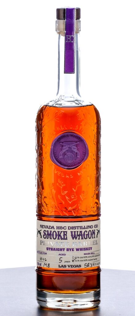 Smoke Wagon 5 Year Private Barrel Straight Rye Whiskey