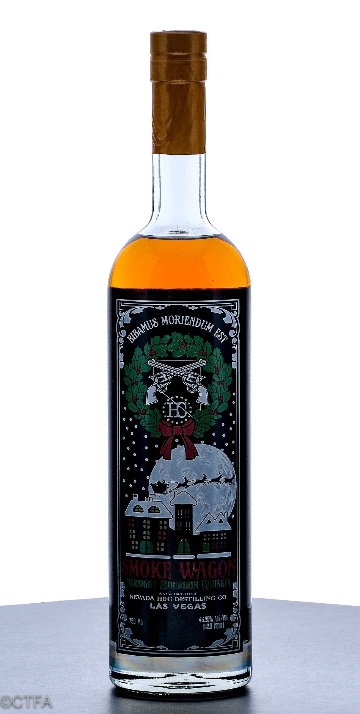 Smoke Wagon Bibamus Moriendum Est. Straight Bourbon