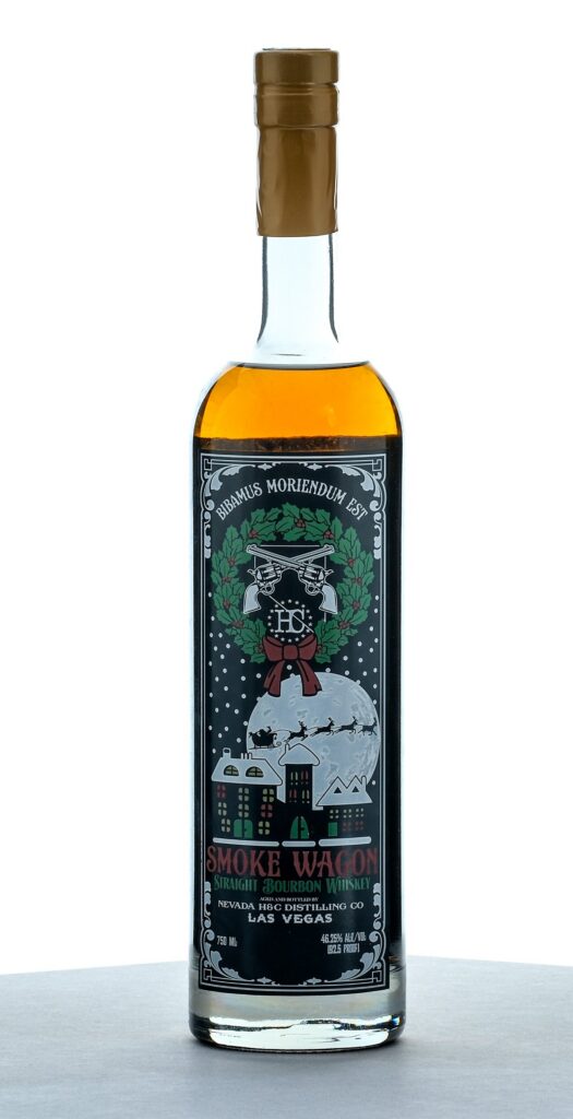Smoke Wagon Christmas Edition Straight Bourbon