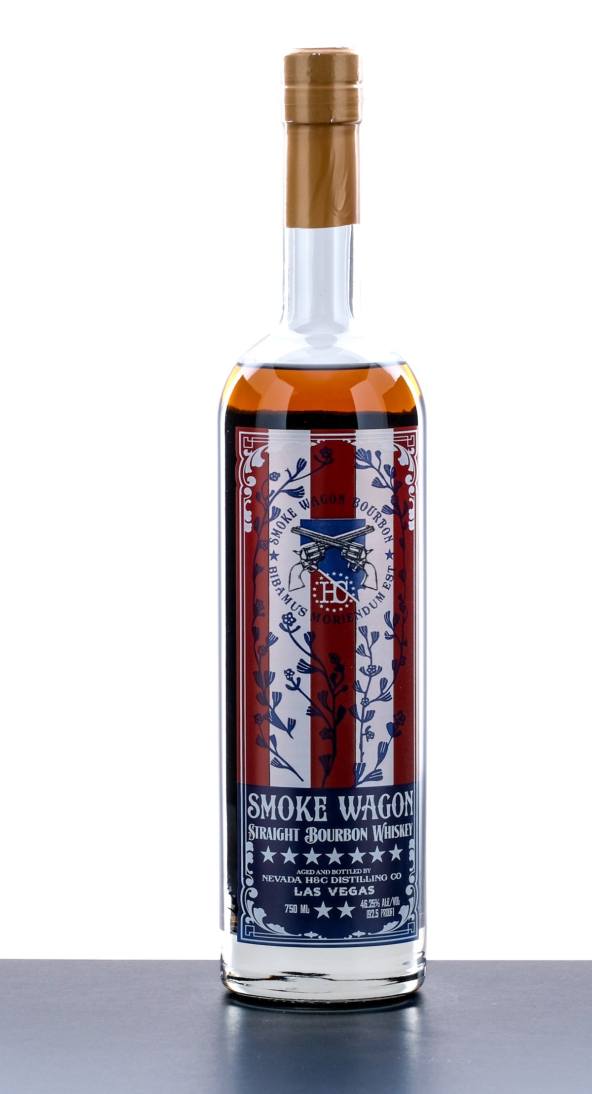 Smoke Wagon Straight Bourbon Red White and Blue Edition