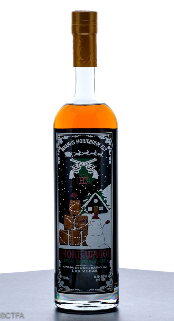 Smoke Wagon Straight Bourbon Whiskey Christmas Edition