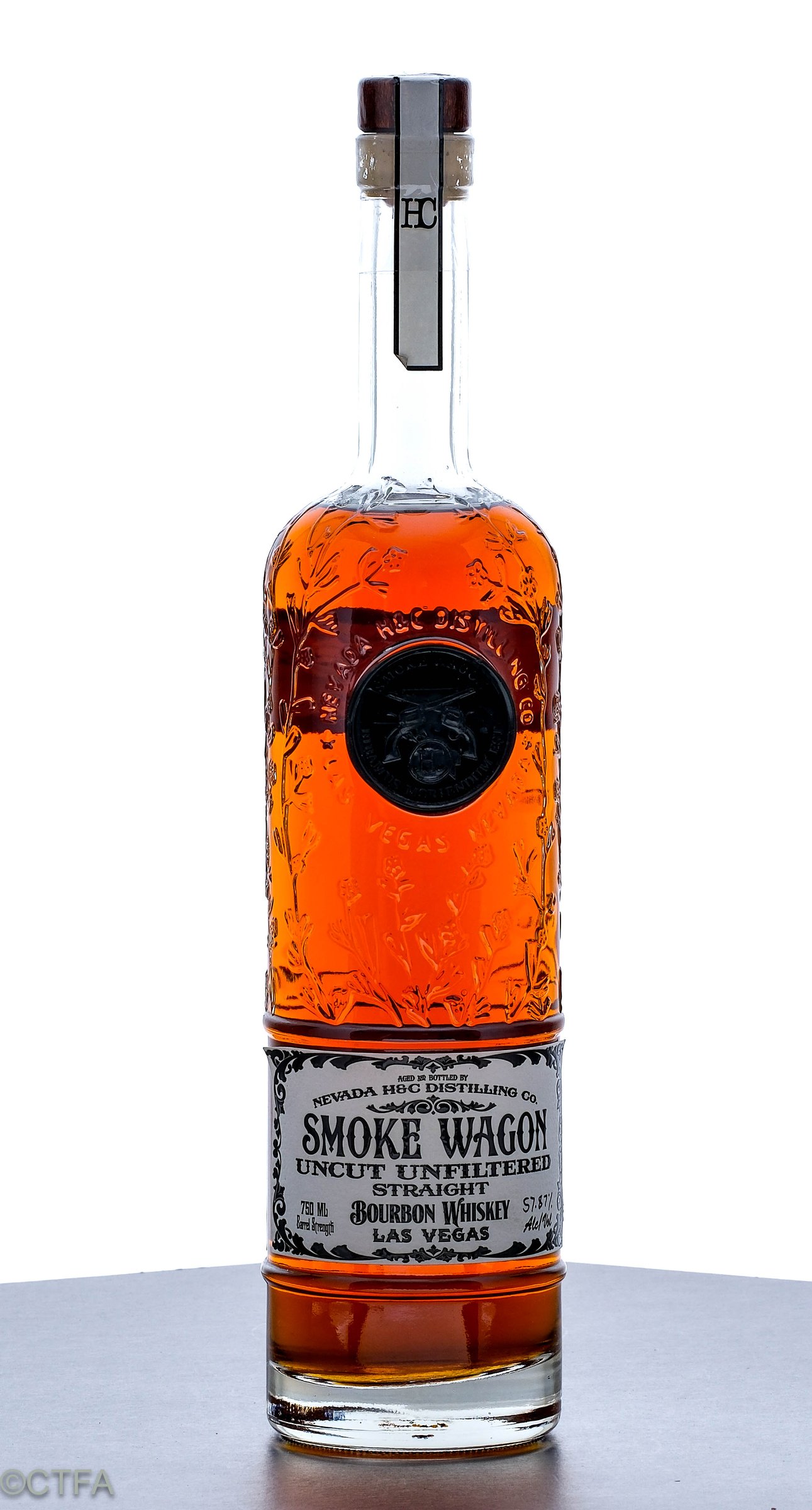 Smoke Wagon Uncut Unfiltered Barrel Strength Straight Bourbon (2021)