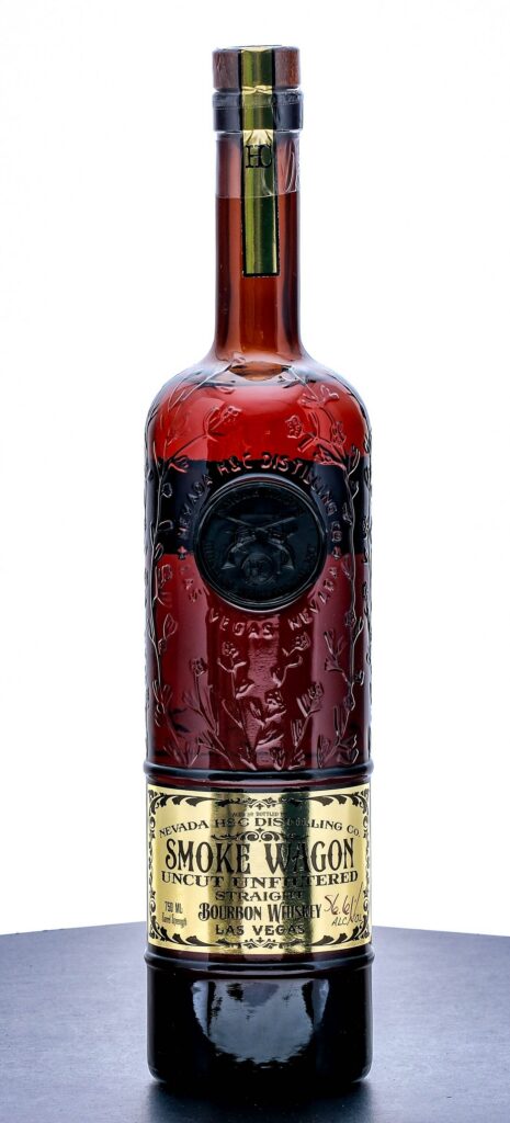Smoke Wagon Uncut Unfiltered Barrel Strength Straight Bourbon Whiskey (2021)