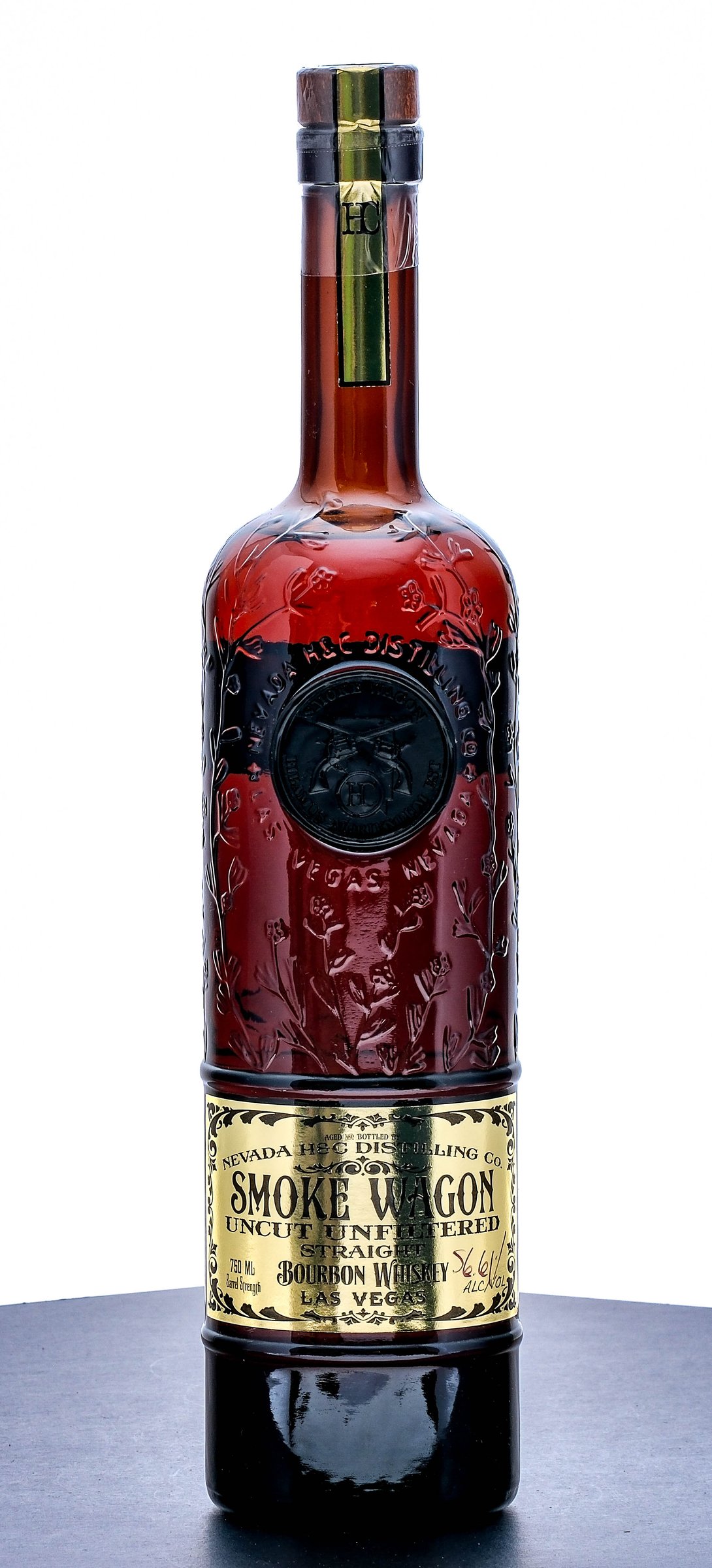 Smoke Wagon Uncut Unfiltered Barrel Strength Straight Bourbon Whiskey (2021)