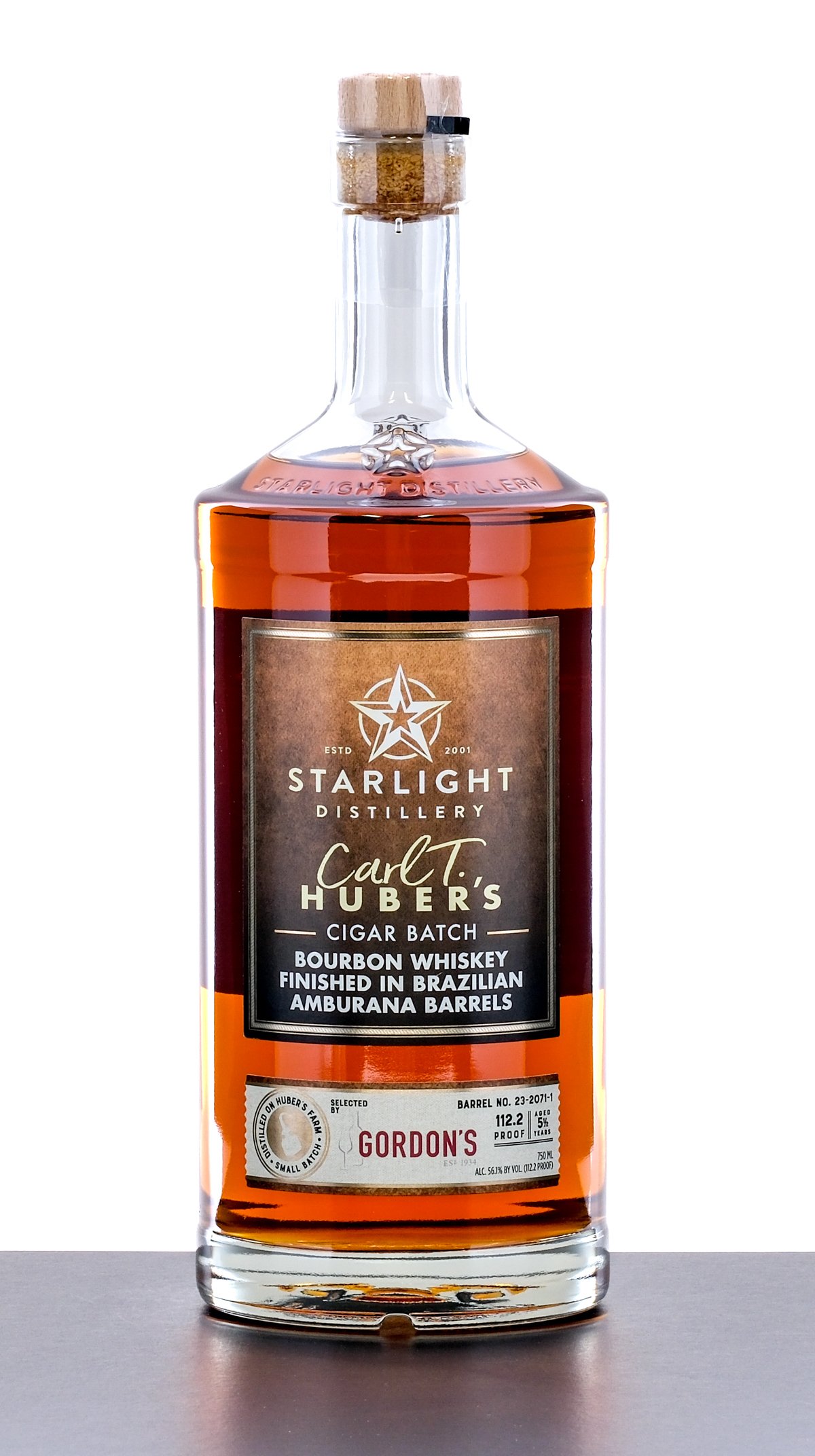 Starlight Distillery Carl T. Huber's Cigar Batch Bourbon 5.5 Year