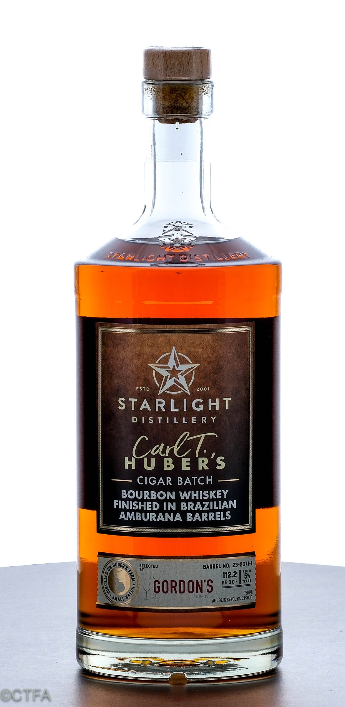 Starlight Distillery Carl T. Huber's Cigar Batch Select Bourbon (5.5 years)