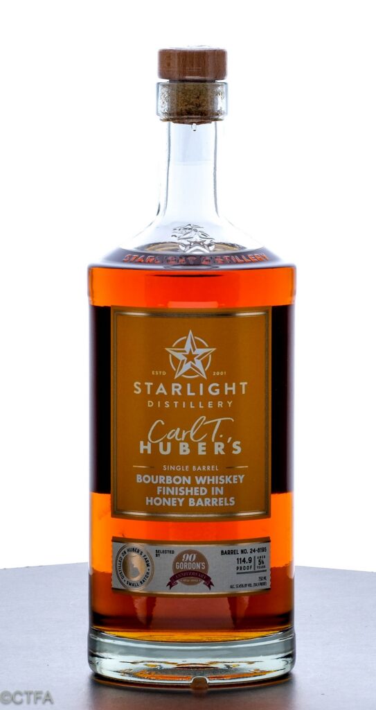 Starlight Distillery Carl T. Huber's Single Barrel Bourbon Whiskey (5.5 years)