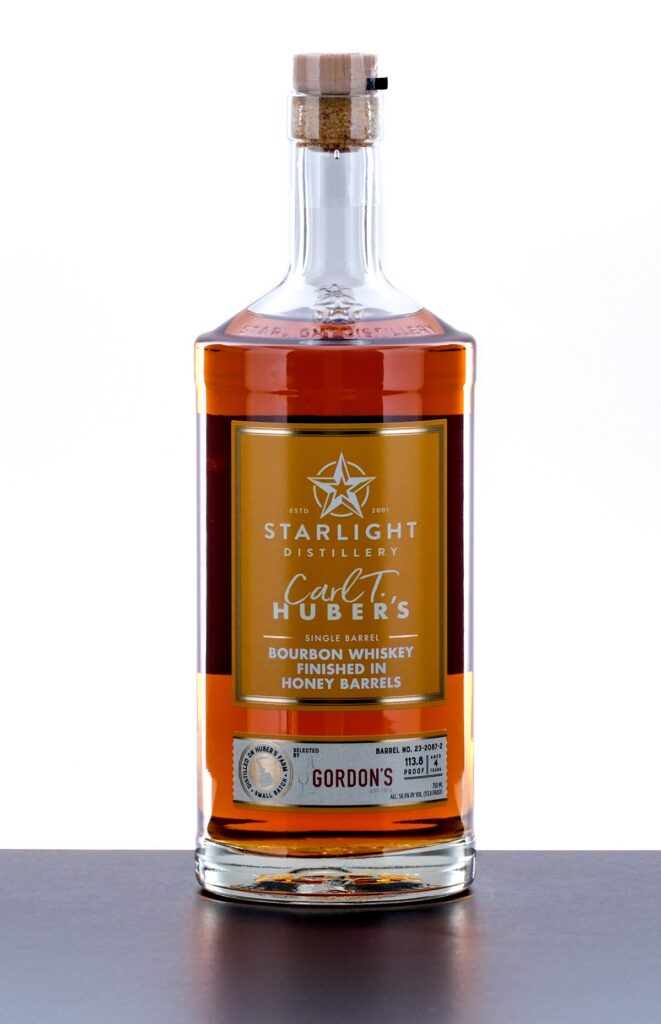 Starlight Distillery Huber's Small Batch Single Barrel Bourbon 4 Year