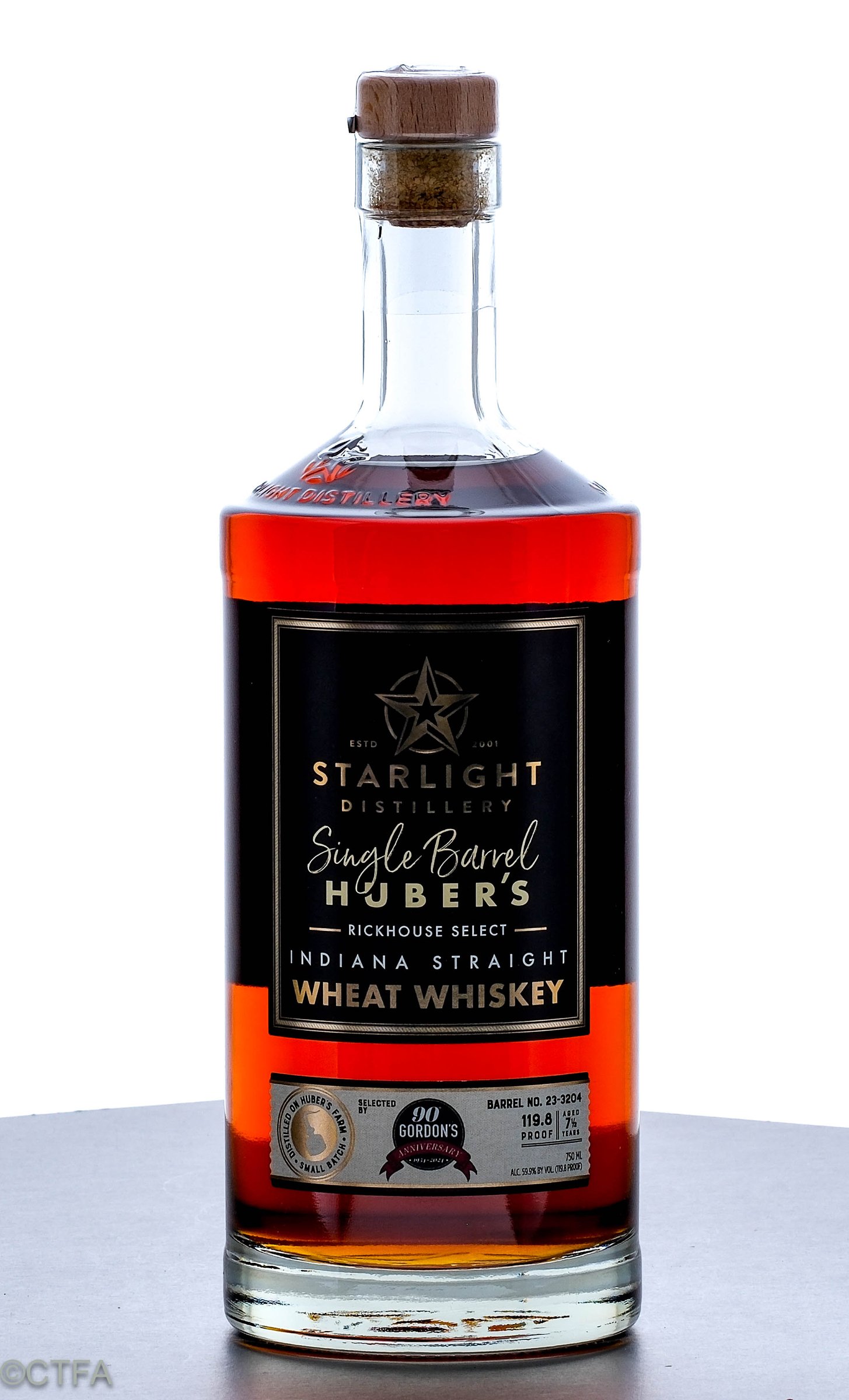 Starlight Huber's Single Barrel Small Batch Rickhouse Select (7.5 years)