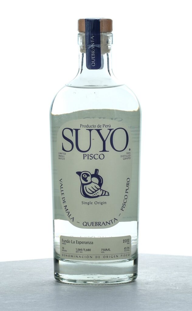 Suyo Quebranta Pisco Single Origin Limited Small Batch Edicion 10 2022
