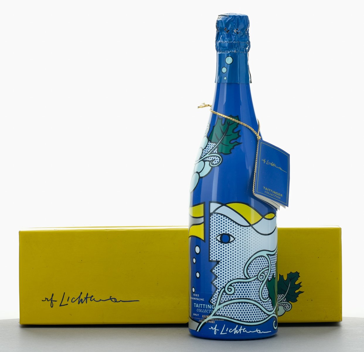 Taittinger Brut Champagne Roy Lichtenstein Artwork 1985