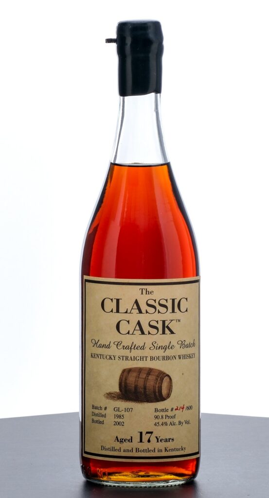 The Classic Cask 17 Year Hand Crafted Single Batch Straight Bourbon 2002