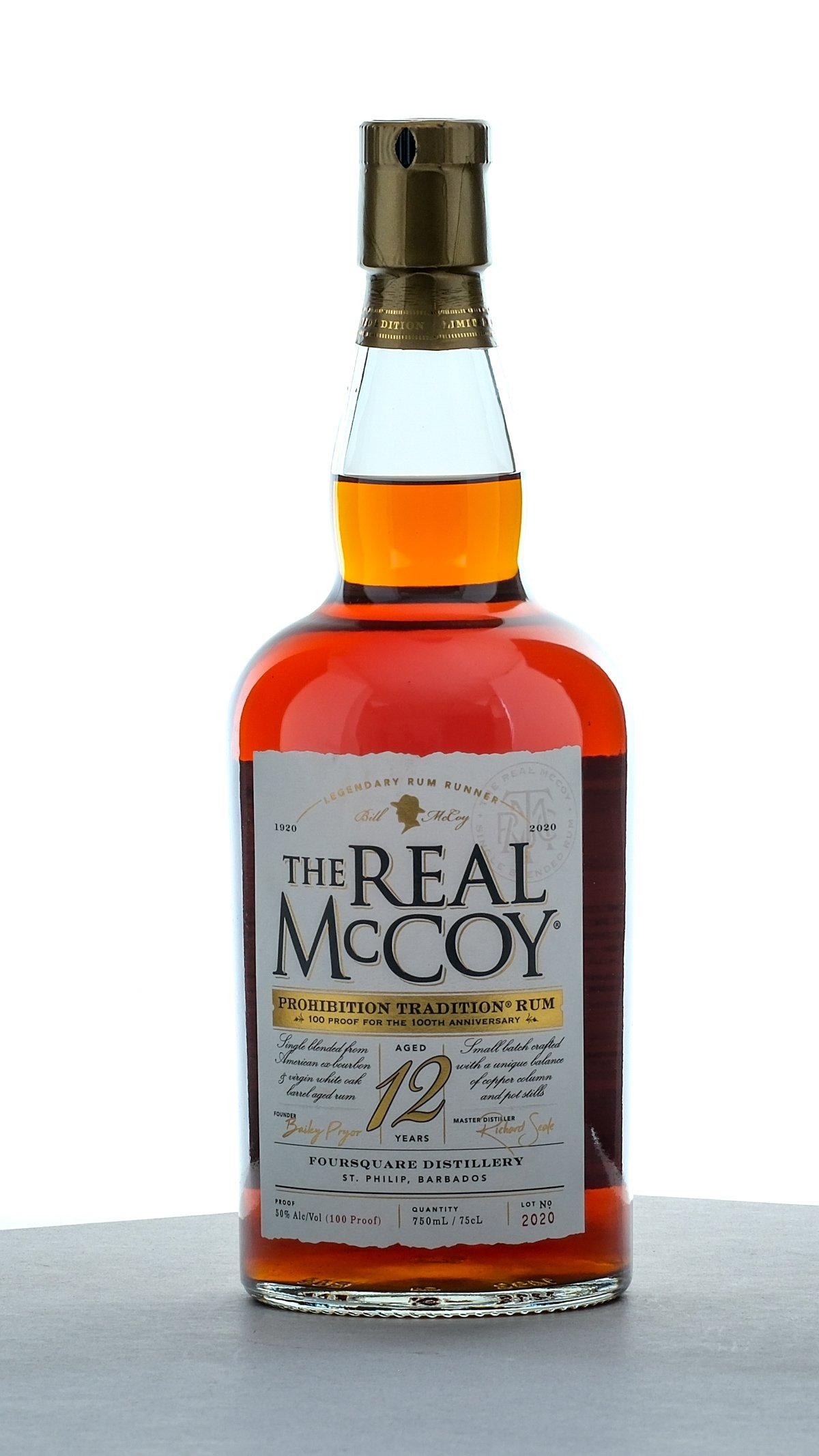 The Real McCoy Prohibition Tradition 12 Year Old Blended Rum 2020