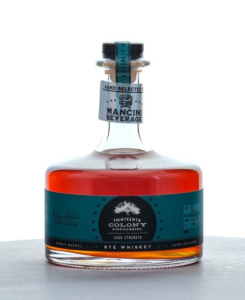 Thirteenth Colony 5 Year Cask Strength Single Barrel Hand Selected Rye