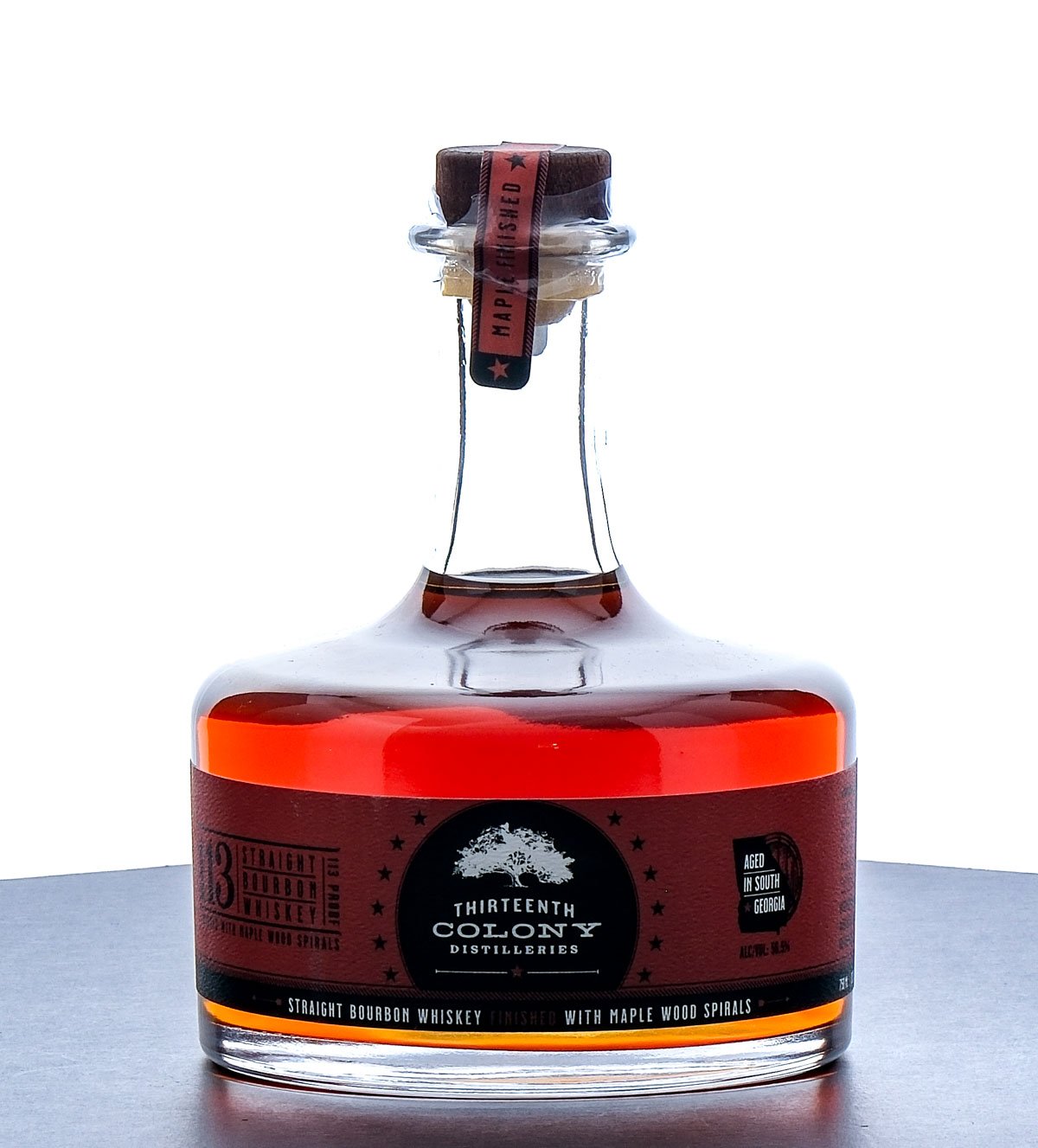 Thirteenth Colony Bourbon Finished with Maple Wood Spirals 2025