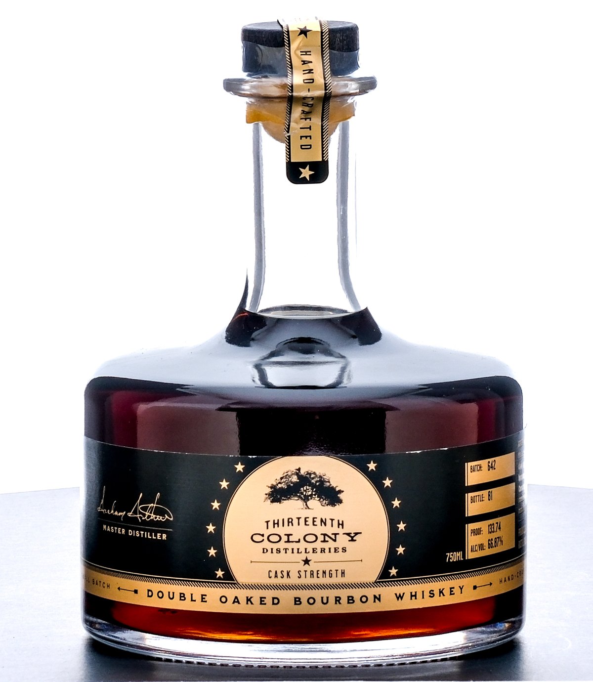 Thirteenth Colony Cask Strength Small Batch Double Oaked Bourbon
