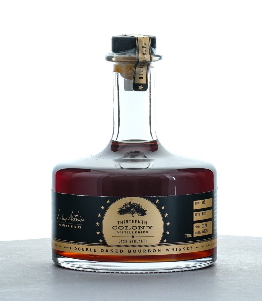 Thirteenth Colony Small Batch Cask Strength Double Oaked Bourbon Batch 642