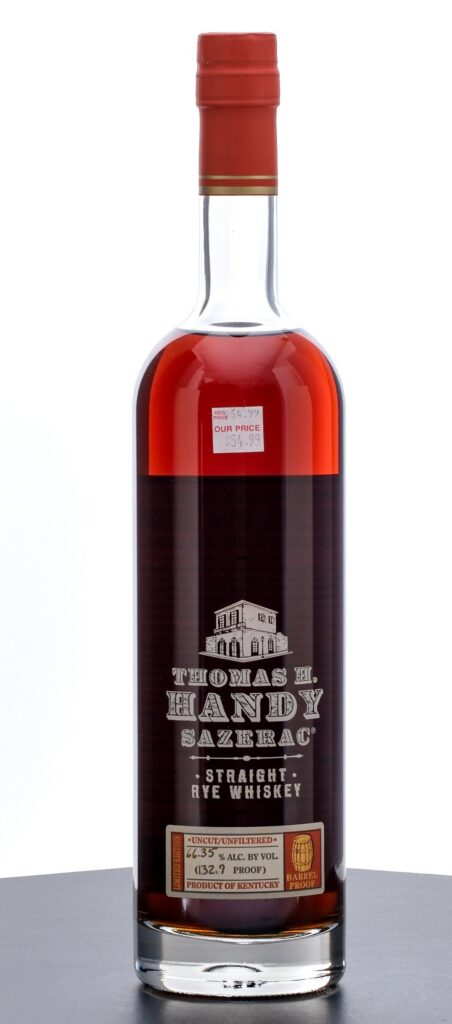 Thomas H. Handy Sazerac Limited Edition Barrel Proof Straight Rye 2006