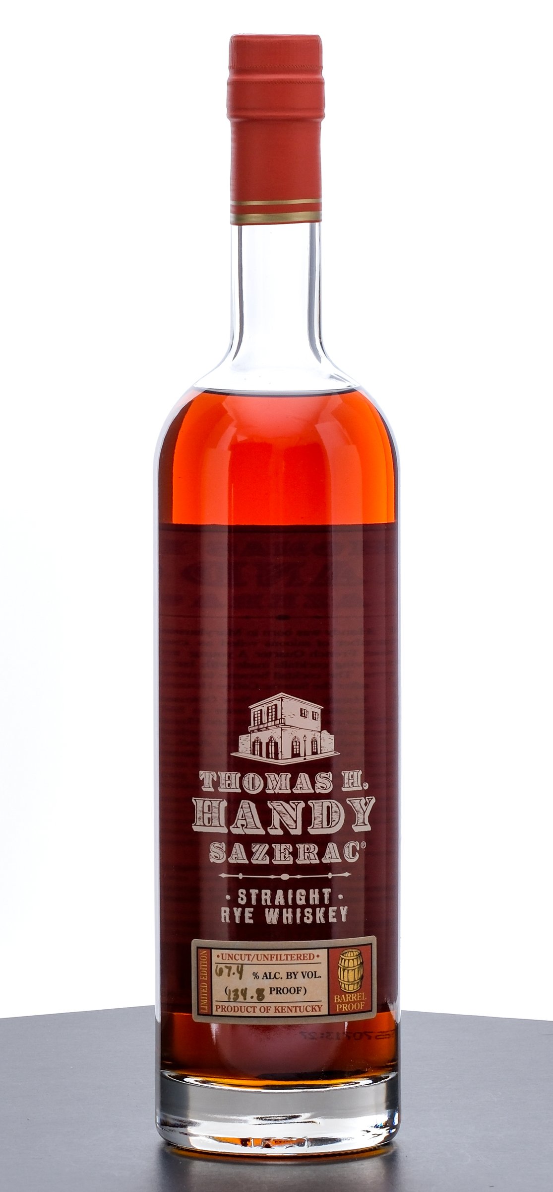 Thomas H. Handy Sazerac Limited Edition Barrel Proof Straight Rye 2007