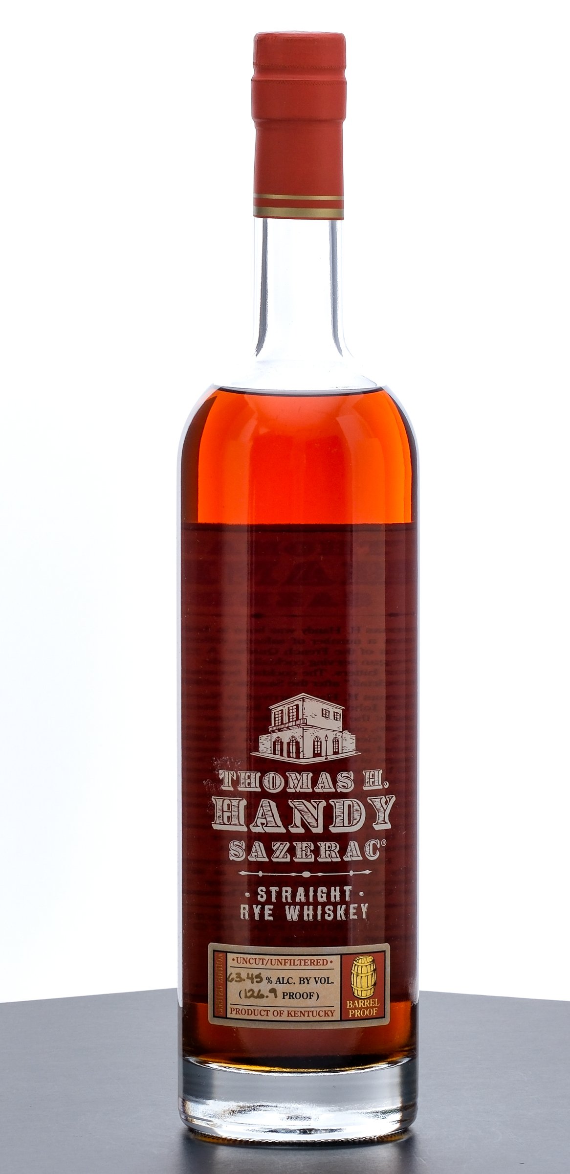 Thomas H. Handy Sazerac Limited Edition Barrel Proof Straight Rye 2010