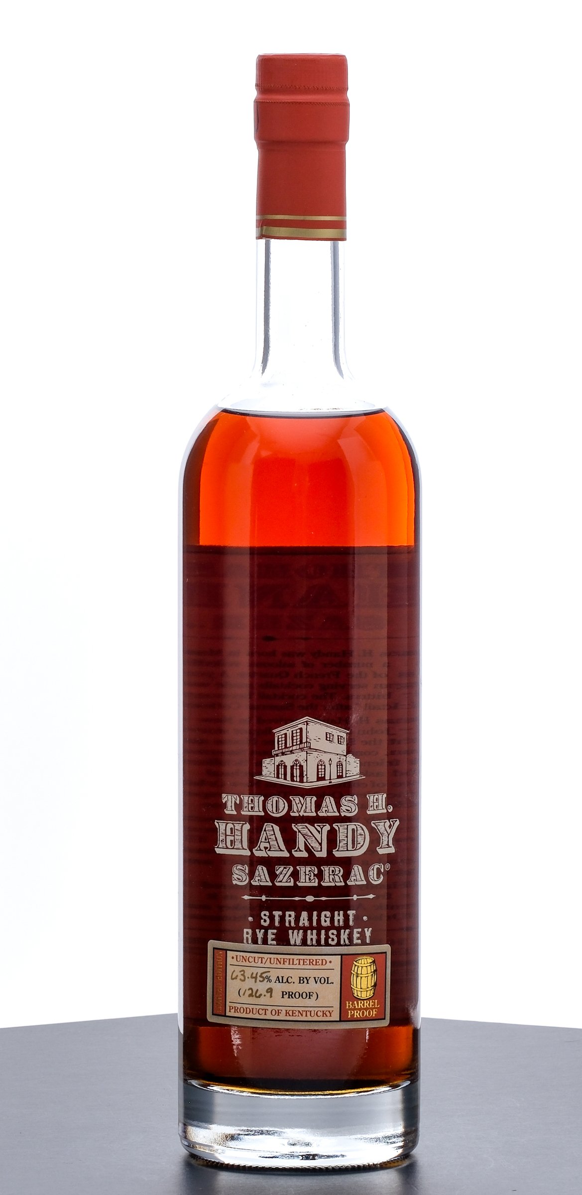 Thomas H. Handy Sazerac Limited Edition Barrel Proof Straight Rye 2010