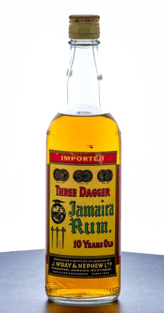 Three Dagger 10 Year Jamaica Rum Vintage Bottle