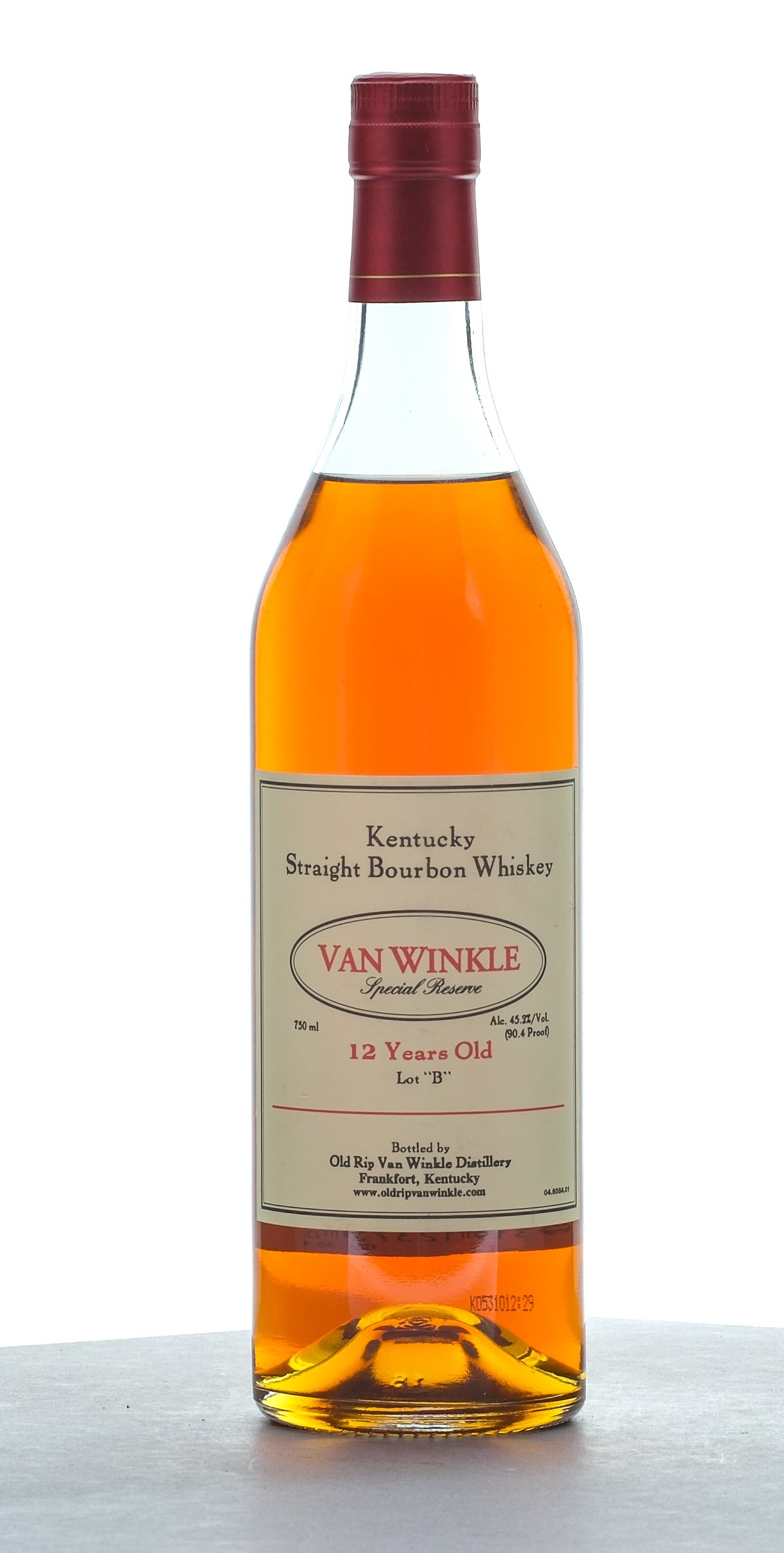Van Winkle Special Reserve 12 Year Lot B Straight Bourbon 2010