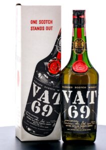 Vat 69 Blended Scotch Whisky Vintage Bottle