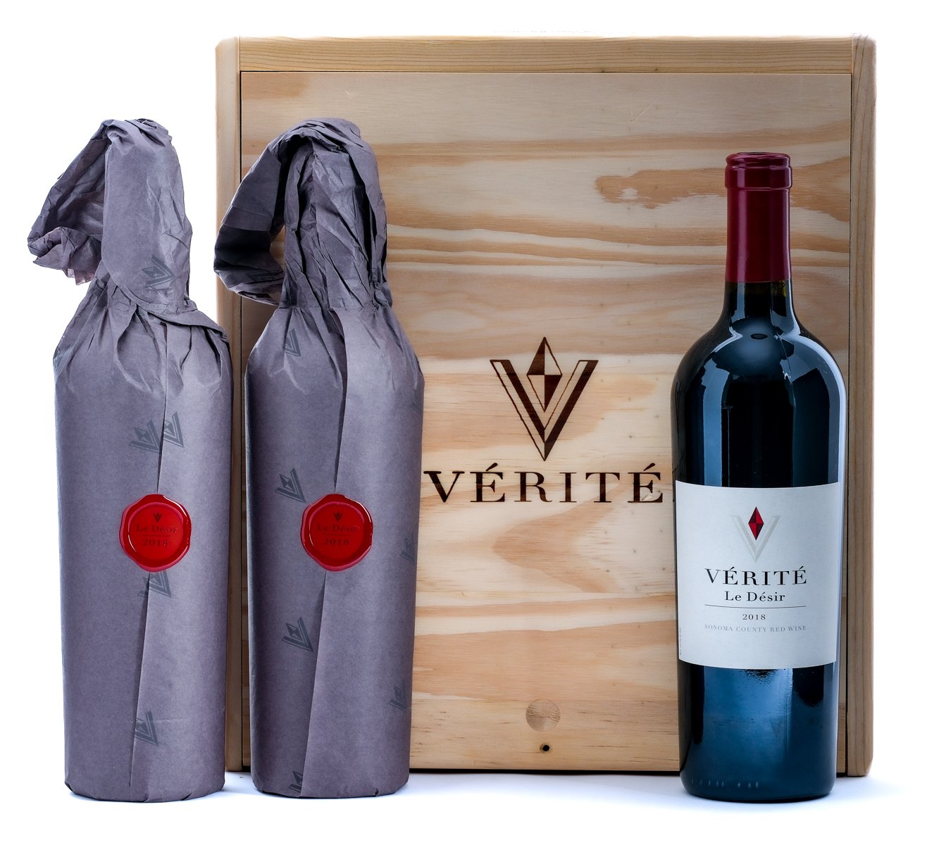 Verite La Desir Sonoma Red Wine 2018 (Case of 3 Bottles)