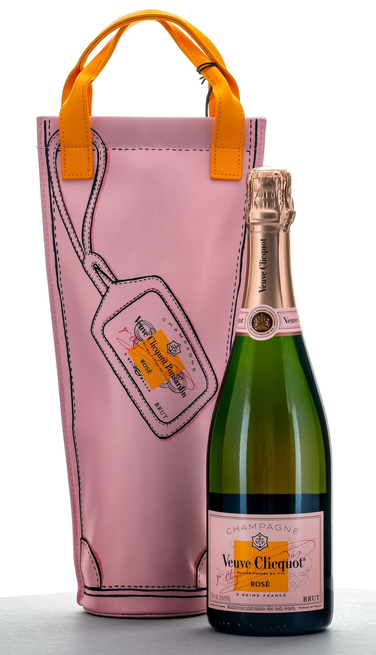 Veuve Clicquot Brut Rosé Champagne in Shopping Bag