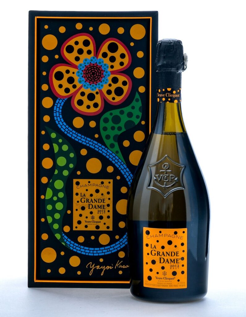 Veuve Clicquot La Grande Dame Brut Rose Champagne Yayoi Kusama Edition 2012